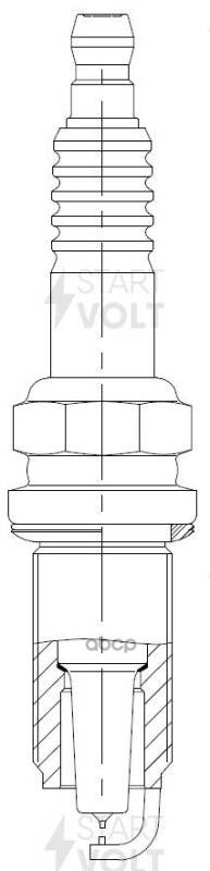 Свеча зажигания для автомобилей Toyota Camry V50 (11-)/Lexus RX (06-) 3.5i Ir+Ir STARTVOLT арт. VSP1911