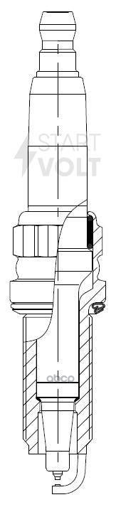 Свеча зажигания для а.м Peugeot 308 07-,Citroen C4 II 09- 1.6i Pt,Pt VSP2002 STARTVOLT арт. VSP2002