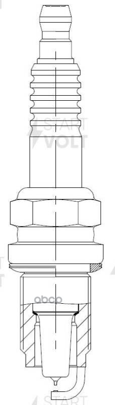 Свеча зажигания для автомобилей Honda CR-V III (09-)/Accord VII (03-) 2.4i Ir+Pt STARTVOLT арт. VSP2304