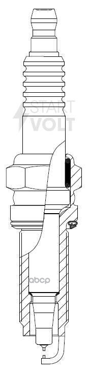 Свеча зажигания для а/м Honda CR-V IV (12-) 2.0i/Civic IX (12-) 1.8i Ir+Ir (VSP 2315) STARTVOLT арт. VSP2315