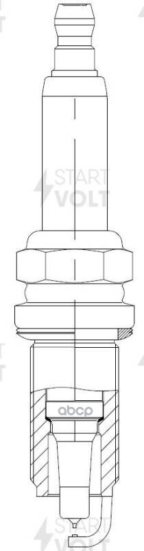 Свеча зажигания для автомобилей BMW 3 E90 (04-)/5 E60 (04-) 2.5i/X5 E70 (06-) 3.0i Ir+Pt STARTVOLT арт. VSP2608