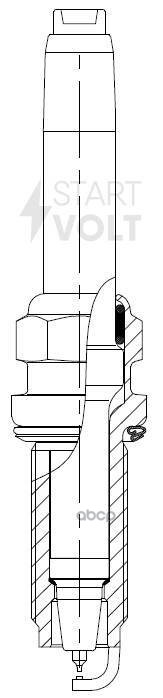 Свеча зажигания для автомобилей Geely Coolray (19-)/Atlas Pro (21-) 1.5T Ir+Pt STARTVOLT арт. VSP2703