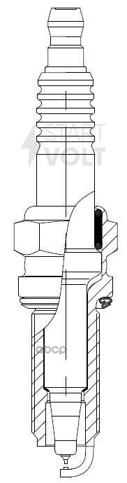 Свеча зажигания для автомобилей Haval H9 (19-) 2.0T Ir+Pt STARTVOLT арт. VSP2705