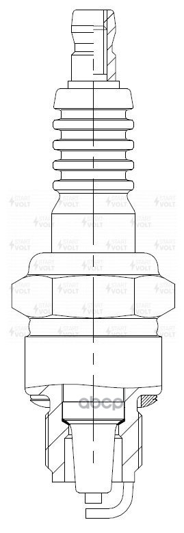 Свеча зажигания для м/т Восход/Иж-Планета/Иж-Юпитер (зазор 0,7мм) (VSP 3503) STARTVOLT арт. VSP3503
