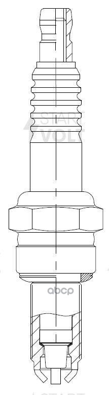 Свеча зажигания для м/т Kawasaki/Yamaha/Suzuki ан. CR9EK STARTVOLT VSP 3506 STARTVOLT арт. VSP 3506