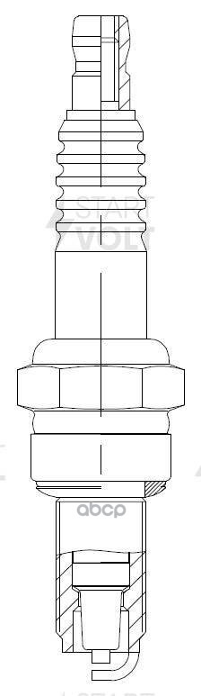 Свеча зажигания для м,т Kawasaki,Honda,Suzuki,Yamaha ан. CR8E VSP3507 STARTVOLT арт. VSP3507