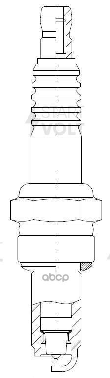 Свеча зажигания для м,т Kawasaki ан. CR9EIX Ir VSP3510 STARTVOLT арт. VSP3510