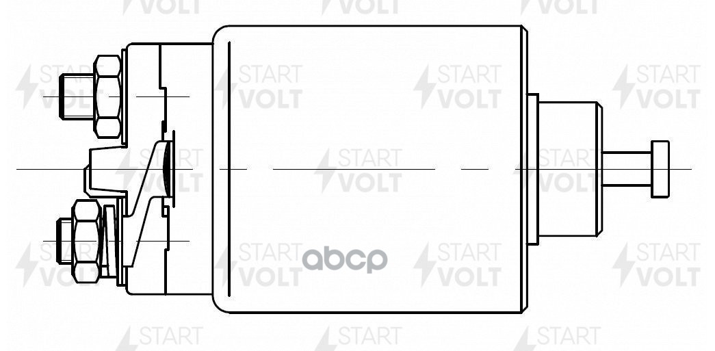 Реле втягивающее стартера для а/м Dodge Neon (99-) 2.0i/Chrysler PT Cruiser (00-) 2.4i (VSR 0 STARTVOLT арт. VSR0304
