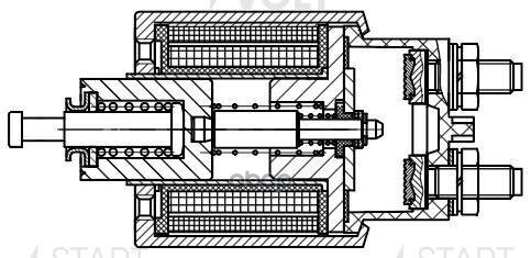 Реле втягивающее стартера для а/м Ford Focus II (04-)/C-Max (07-) 1.8i (VSR 1003) STARTVOLT арт. VSR1003