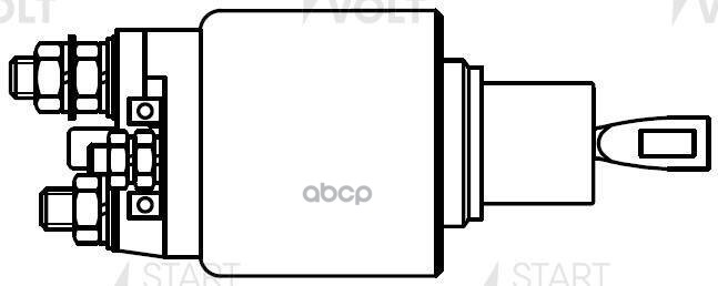 Реле втягивающее стартера для а/м Mercedes-Benz Sprinter W904 (95-) 2.1D/2.3D/2.9D STARTVOLT арт. VSR1503