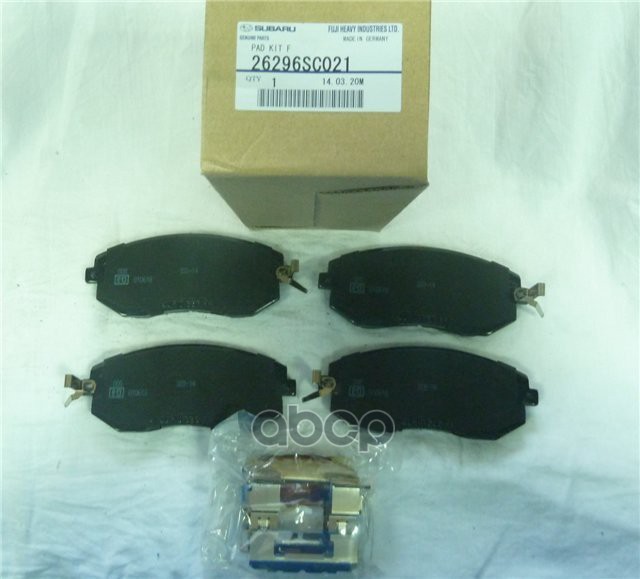 Колодки Тормозные Передние Legacy 10- Forester 10-   26296-Sc021 SUBARU арт. 26296-SC021