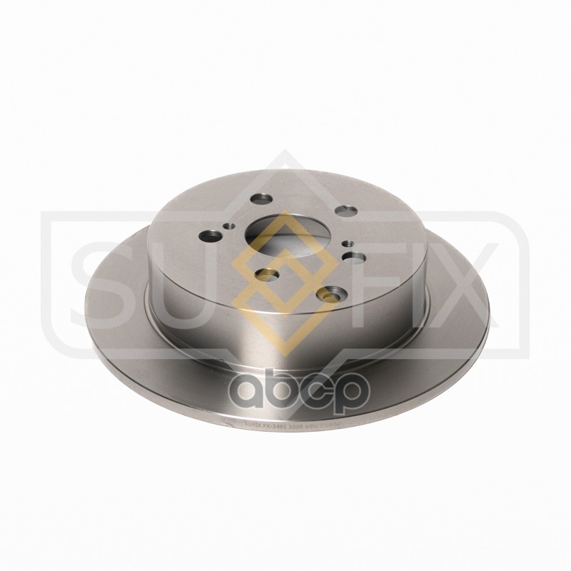 Диск тормозной задний (269x9) TOYOTA Caldina 02-07 / Celica 99-06 / Prius 07-09 FX-1491 SUFIX арт. FX-1491