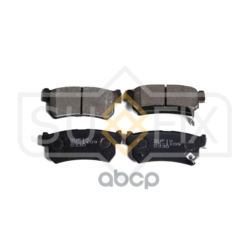 Колодки тормозные задние DAEWOO Korando 2.9TD-3.2 99 / Musso 2.2TD-3.2 99, SSANGYONG Actyon 2.0D-2.3 02 / Korando 2.9TD 98 / ...