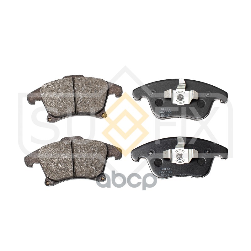 Колодки Тормозные Дисковые | Перед Прав/Лев | SUFIX арт. SX1135