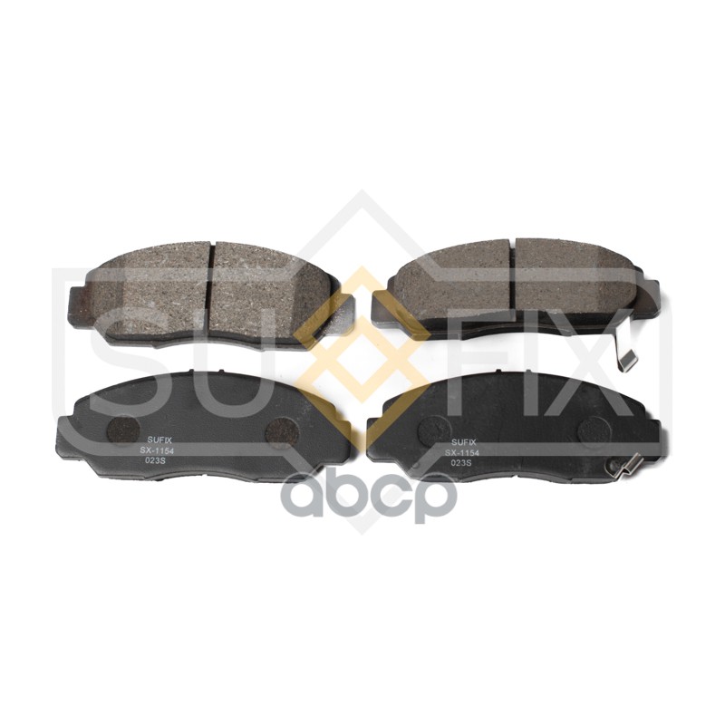 Колодки тормозные передние HONDA Accord 2.0-2.4 03 / Legend 3.5 96 SX-1154 SUFIX арт. SX-1154