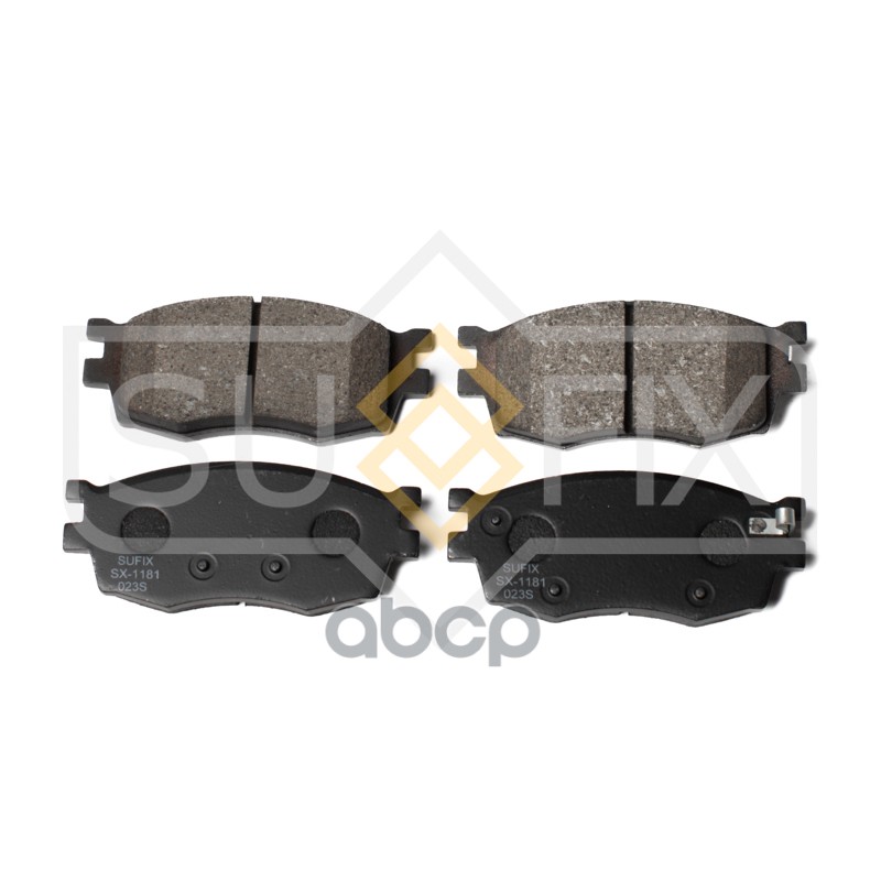 Колодки Тормозные Передние Hyundai Accent(Mc) 05 / I20 08, Kia Rio 05 Sx-1181 SUFIX арт. SX-1181