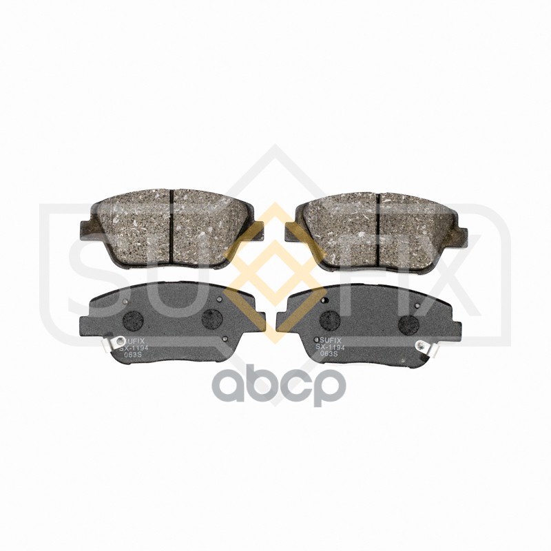 Колодки Тормозные Дисковые | Перед Прав/Лев | SUFIX арт. SX1194