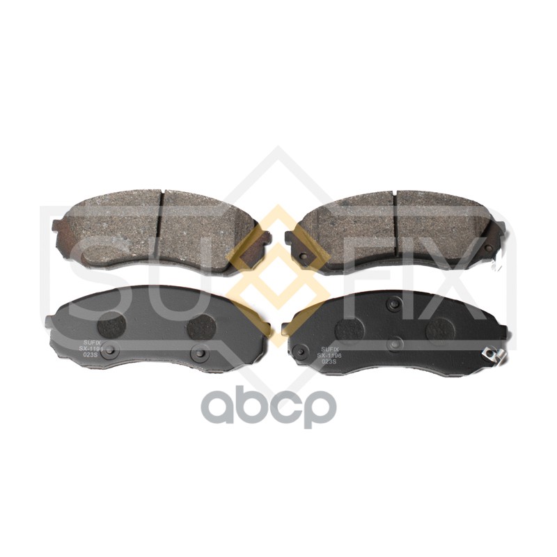 Колодки Тормозные Передние Hyundai H-1 2.5D 97 / Starex 2.5D 97-04, Kia Carnival / Grand Carnival 2.2D-2.9D 06 Sx-1196 SUFIX ...