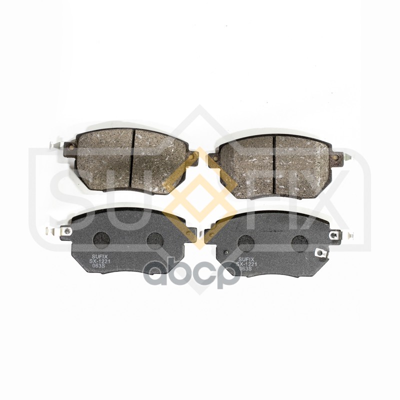 Колодки Тормозные Дисковые | Перед Прав/Лев | SUFIX арт. SX1221