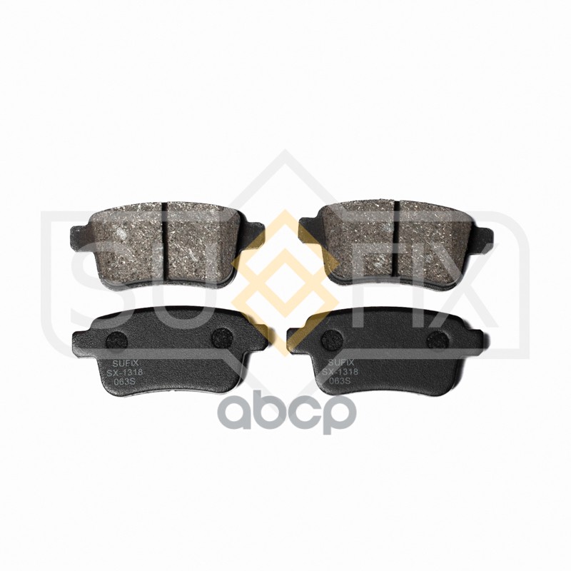 Колодки Тормозные Задние Mercedes-Benz Citan 1.5D 12, Renault Kangoo 1.5D-1.6 08 Sx-1318 SUFIX арт. SX-1318