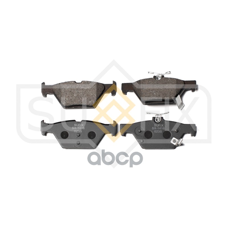 Колодки Тормозные Дисковые | Зад Прав/Лев | SUFIX арт. SX1416