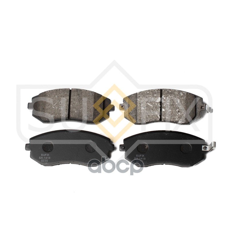 Колодки Тормозные Передние Subaru Forester(Sf/Sg) 02 / Impreza Ii (Tok) 1.6-2.0 00 / Legacy 03 Sx-1418 SUFIX арт. SX-1418