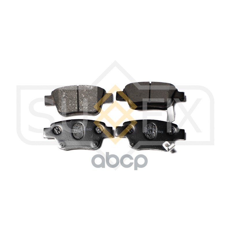 Колодки Тормозные Задние Toyota Avensis(T25) 1.6-2.4 03-08/Corolla Verso 1.6-2.2D 04 Sx-1450 SUFIX арт. SX-1450
