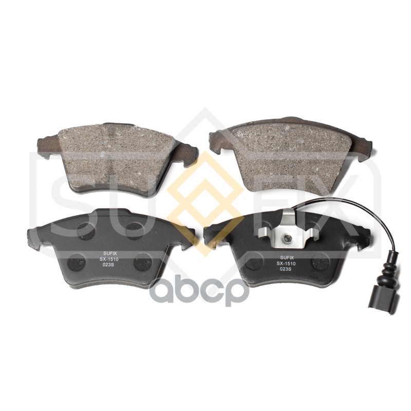 Колодки тормозные передние VW Multivan V 1.9D-3.2 03 / Transporter V 1.9D-3.2 03  SX-1510 SUFIX арт. SX-1510