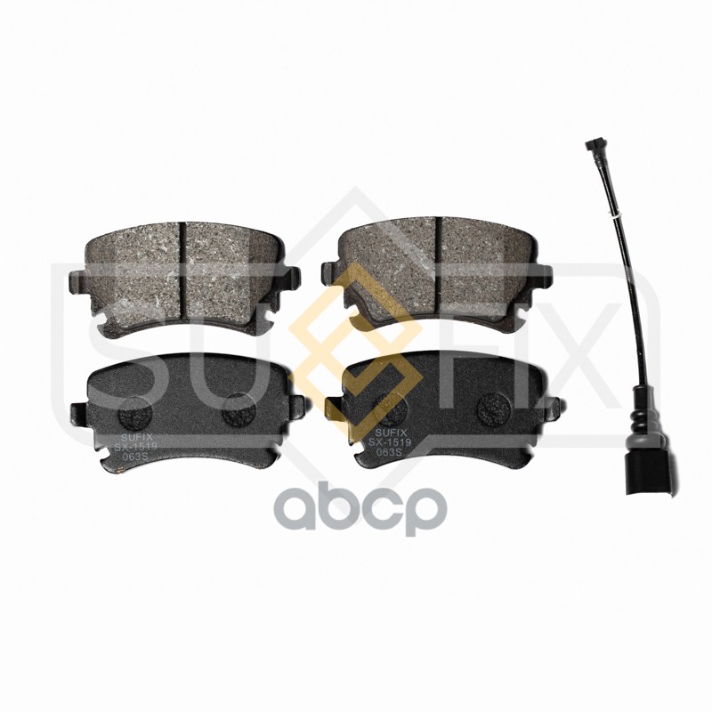 Колодки тормозные задние VW Transporter V-VI 03 SX-1519 SUFIX арт. SX-1519