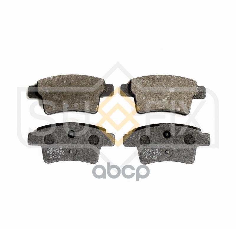 Колодки Тормозные Дисковые | Зад Прав/Лев | SUFIX арт. SX1770
