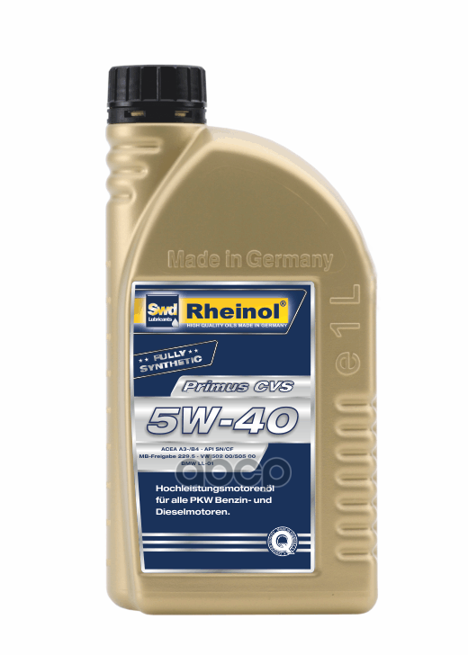 SWD Rheinol Масло моторное Primus CVS 5W-40 син.(1л)