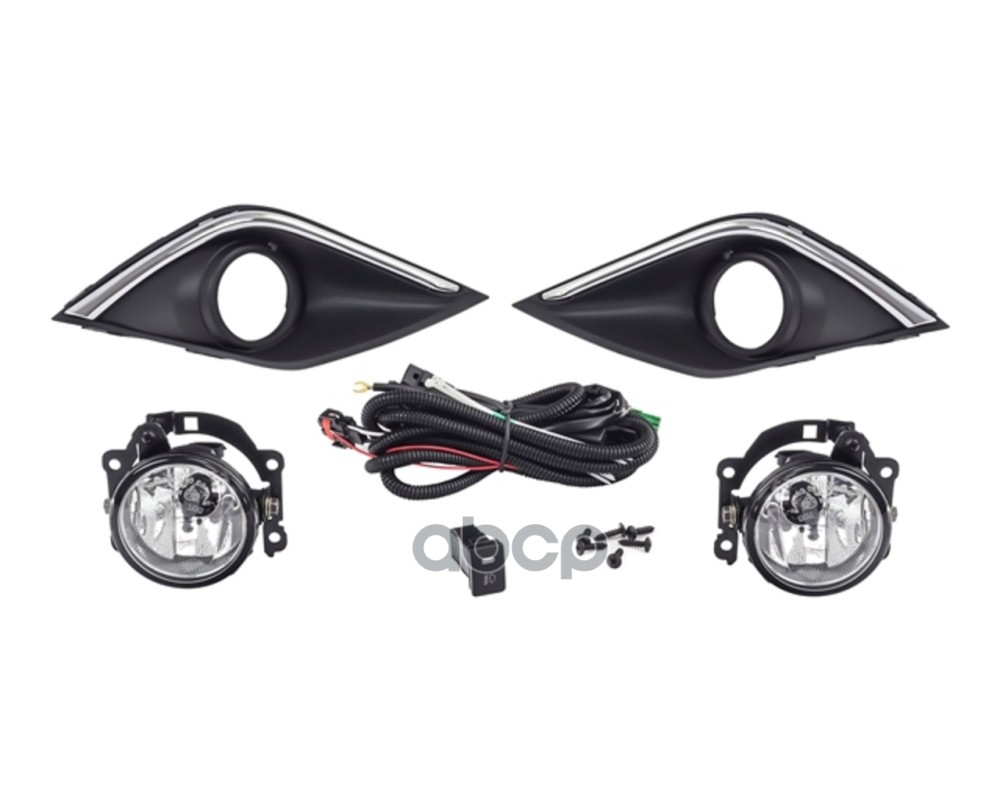 Фара Противотуманная (Птф) Левая+Правая Комплект С Решеткой И Проводкой Outlande Sailing арт. MBL01820182