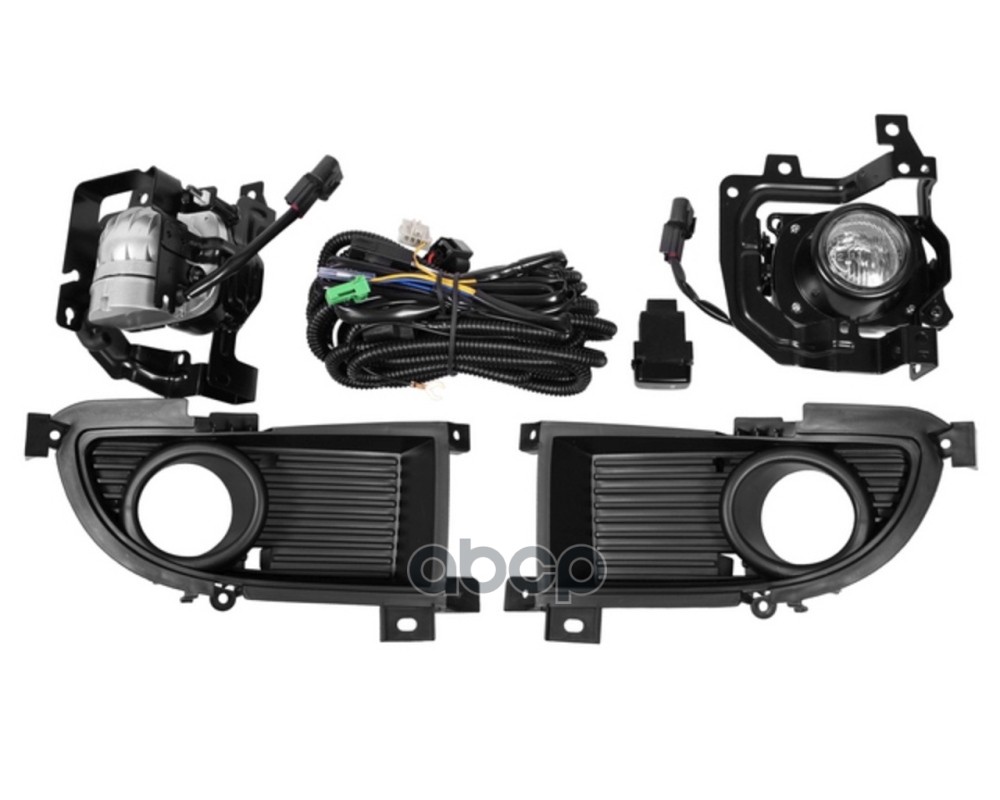 Фара Противотуманная Левая+Правая Комплект+Проводка+Кнопка+Решётки Lancer Ix 05- Sailing арт. MBLMB601A01