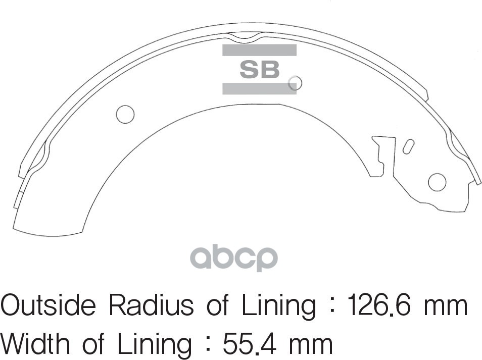 Колодки барабанные Hyundai H100,Ssangyong Action 05,Musso 93,Rexton 02 SA072GR Sangsin brake арт. SA072GR