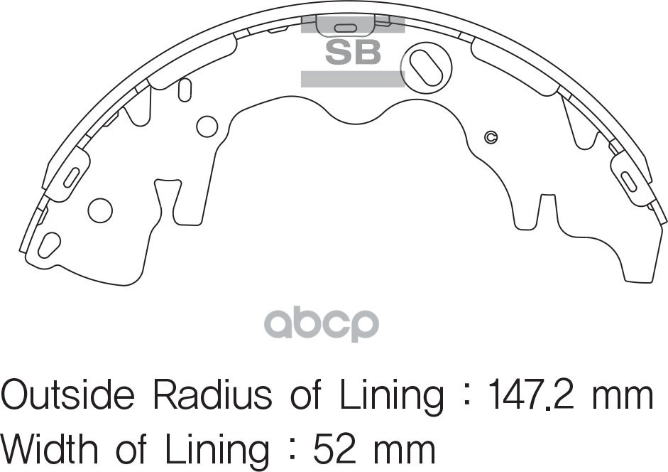Колодки барабанные Hyundai H1/ Grand Starex 2.4/2.5/2.5CRDi 07 SA141 Sangsin brake арт. SA141