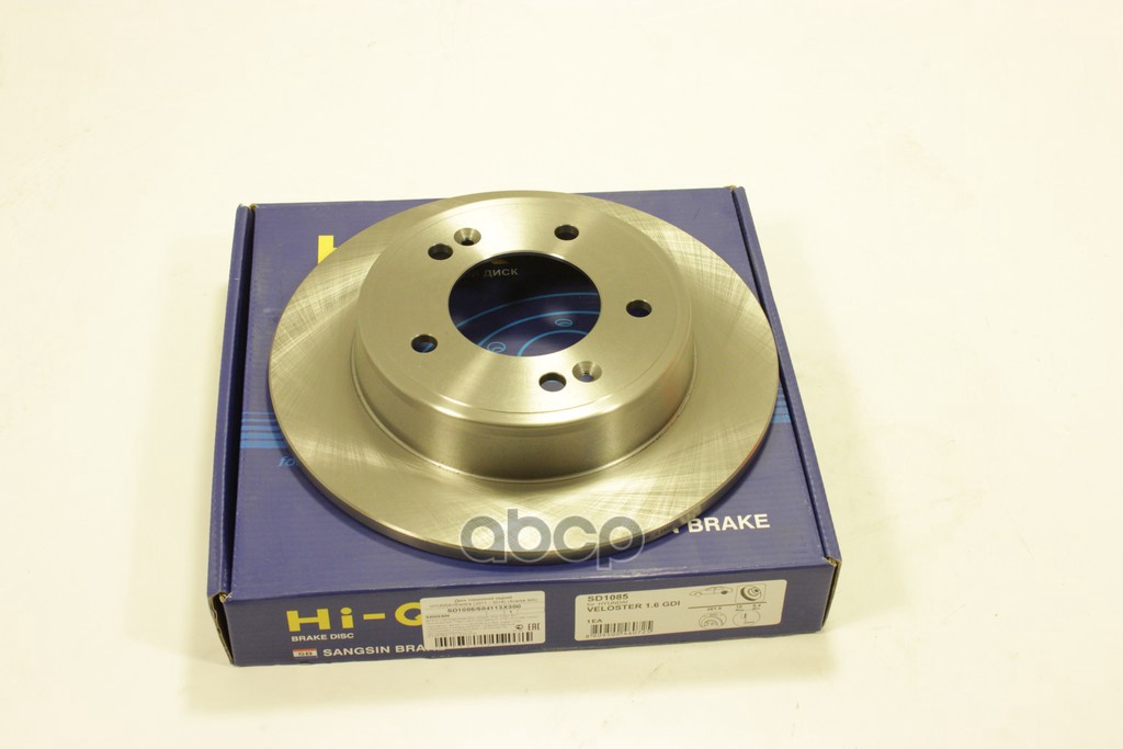 Диск тормозной Hyundai Elantra/i30/Veloster, KIA Ceed/Soul/ProCeed 1.4-1.6 11 SD1085 Sangsin brake арт. SD1085