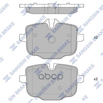 Колодки торм.дисковые Hi-Q BMW 523i (F11) 10- R (D1469) Sangsin brake арт. sp1793