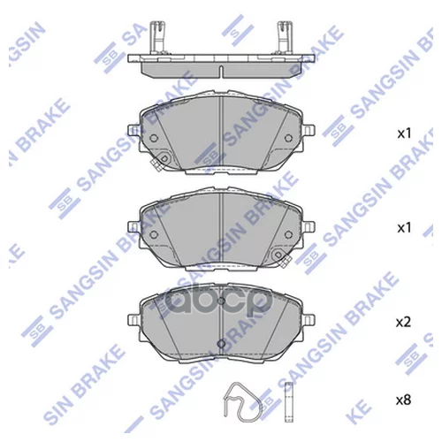 Колодки тормозные дисковые Sangsin brake арт. SP4213