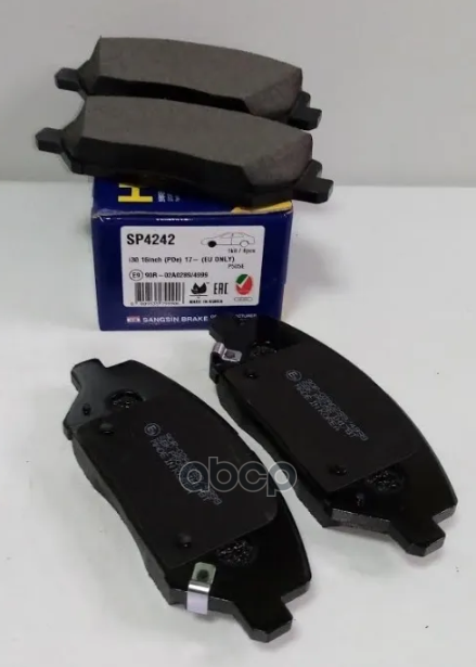 Колодки передние KIA CEED 18-, HYUNDAI i30 18- SP4242 Sangsin brake арт. SP4242