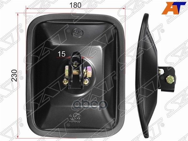 Зеркало (HYUNDAI/DAEWOO (230x180mm)) Sat арт. SL-738