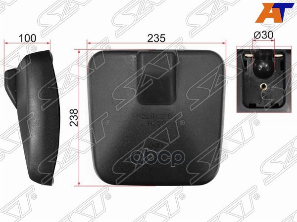 Зеркало (ISUZU/HINO (238x235mm)) Sat арт. SL-769