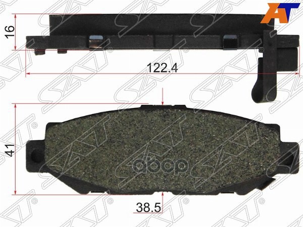 Колодки тормозные (Сзади) Toyota Crown 91-99 / Hiace 96-10 Sat арт. ST-04466-30140