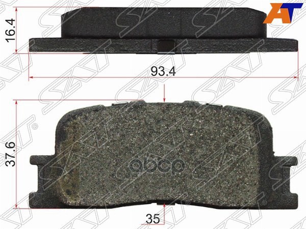 Колодки тормозные (Сзади) Toyota Camry (XV30) 01-06 / Wish 03-17 Sat арт. ST-04466-33130