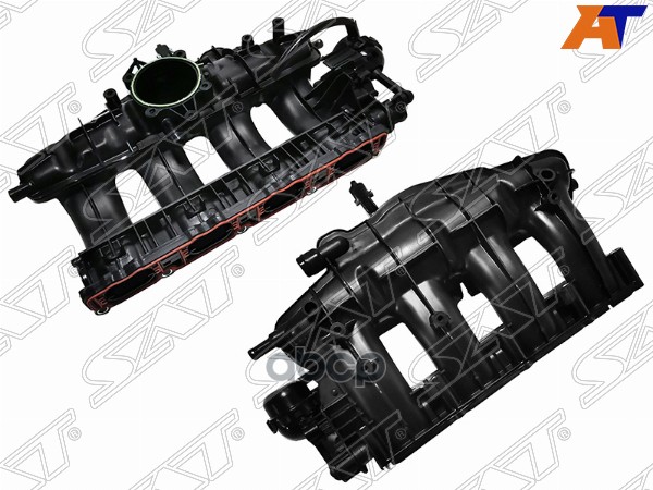 Коллектор впускной (С изменяемой длиной) Audi A3 03-13 / Q3 11-19 Sat арт. ST-06J133201BD