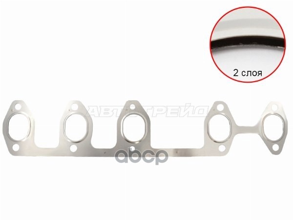 Прокладка выпускного коллектора Volkswagen Touareg 02-10 / Transporter 03-15 AXD;AXE;BAC;BLJ;BLK;BNZ Sat арт. ST-100-0029