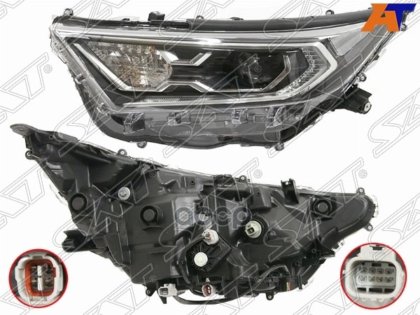 Фара Toyota RAV4 (XA50) 18- (Слева/ LED/ С электрокорректором/ для установки без блока розжига) Sat арт. ST-112-1150LMLD-EM2