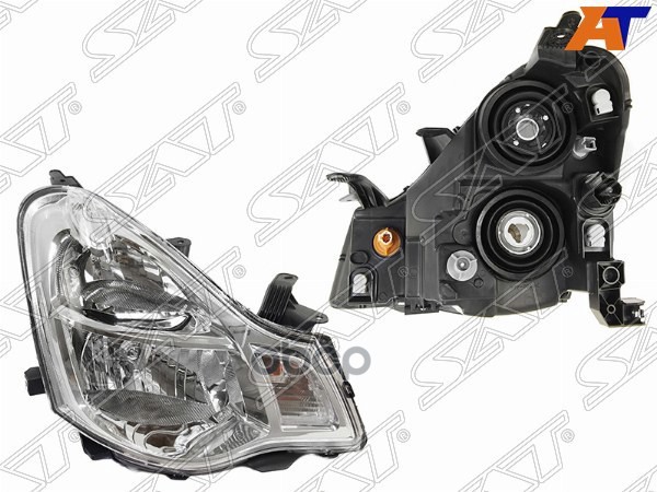 Фара Nissan Almera 12-19 / Bluebird Sylphy 05-12 (Справа/ Галоген/ под электрокорректор) Sat арт. ST-115-1119R