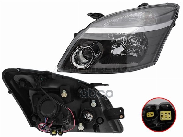 Фара Great Wall Hover H3 10-14 (Слева/ Галоген/ Ручная регулировка) Sat арт. ST-11-GWHH3L