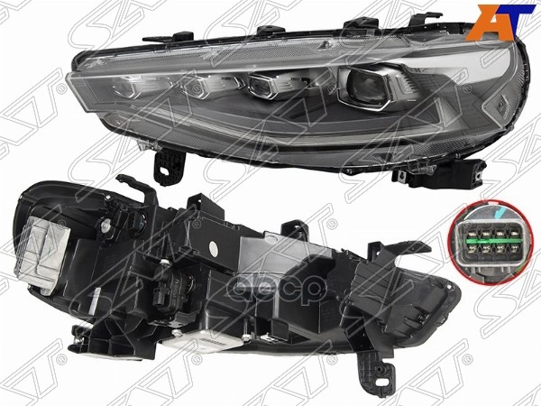 Фара Haval F7 18-22 / F7x 19-22 (Слева/ LED/ ДХО/ С электрокорректором) Sat арт. ST-11-HVF7L