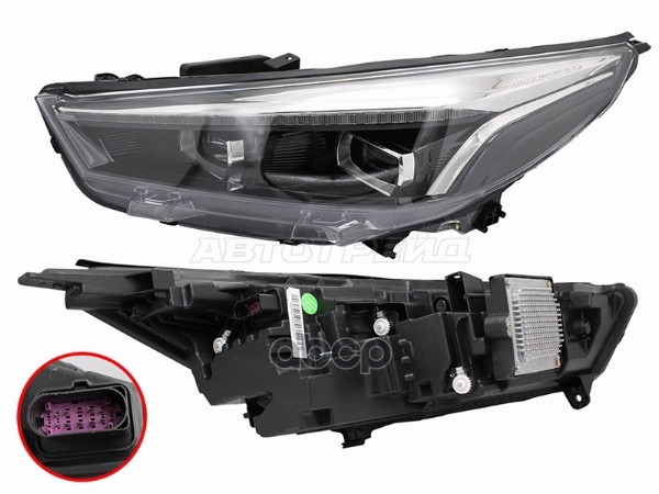 Фара JAC J7 20- (Слева/ LED/ С электрокорректором/ Динамический поворот) Sat арт. ST-11-JCJ7PL